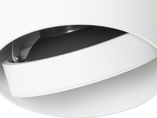 Sada 4 designových přisazených bodových svítidel bílá GU10 111mm - Impact