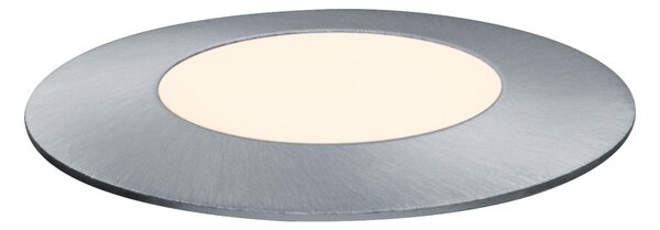 Paulmann 93951 Plug&Shine Mini, zápustné svítidlo do exteriéru 1x2,5W LED 3000K stmívatelné, stříbrná, IP65