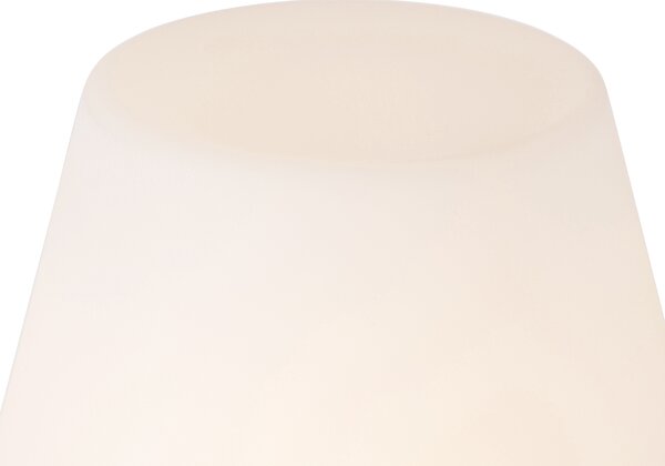 Chytrá venkovní stojací lampa bílá vč. LED A60 IP44 - Katrijn