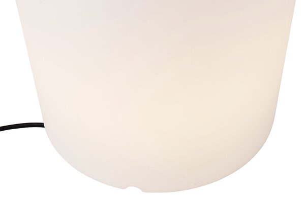 Chytrá venkovní stojací lampa s květináčem bílá IP65 vč. LED Wifi A60 - Verano