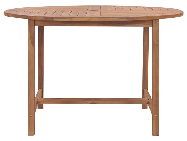 Zahradní jídelní stůl Ø 110 x 75 cm masivní teak