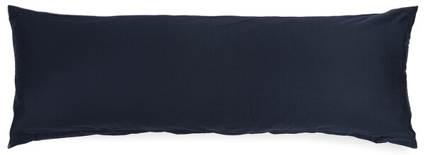 Povlak na Relaxační polštář Náhradní manžel satén tmavě modrá, 50 x 150 cm