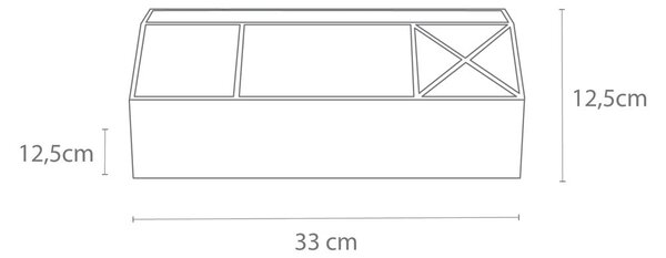 Zelený kartonový organizér na psací potřeby Elisa Canvas Paper Laminate – Bigso