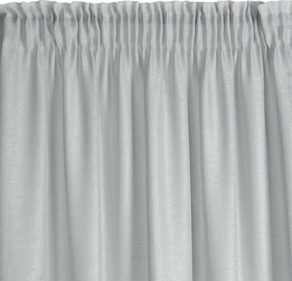 ZÁCLONA NA PÁSCE CELINE 140X270 CM STŘÍBRNÁ