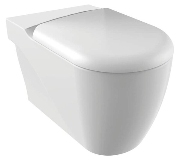 CREAVIT GRANDE WC mísa XL pro kombi, spodní/zadní odpad, bílá