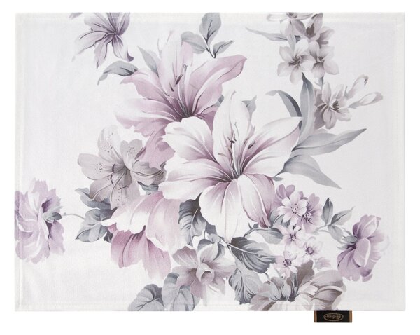 SADA 4 KS PROSTÍRÁNÍ NA STŮL VELVET5 30X40 CM KVĚTY