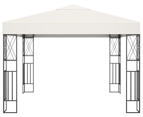 Altán 3 x 3 m krémový textil