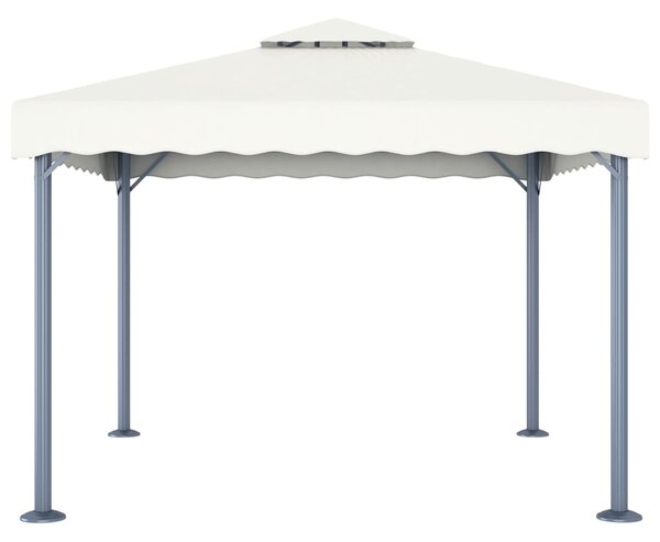 Altán 300 x 300 cm krémový hliník