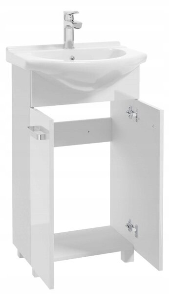 Koupelnová skříňka s umyvadlem Deftrans Mila 85x50x40 cm bílá