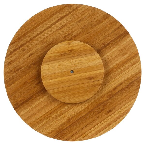 Dřevěný otočný servírovací tác Wood, (fi) 35 cm