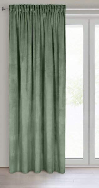 ZATEMŇOVACÍ ZÁVĚS NA PÁSCE MELANIE 140X270 CM TMAVĚMĚTOVÁ