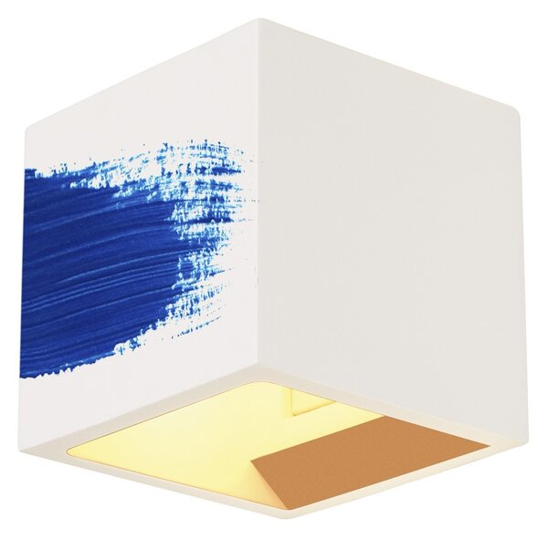SLV 148018 Plastra Cube, nástěnné sádrové svítidlo, 1x40W G9 rozměr 11,5x11,5cm