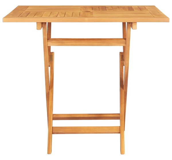 Skládací zahradní stůl 85 x 85 x 76 cm masivní teakové dřevo