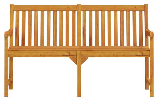 Zahradní lavice 150 cm masivní akáciové dřevo
