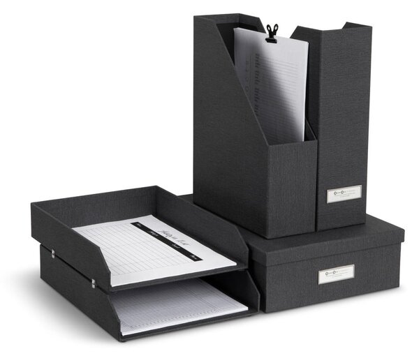 Kartonové organizéry na dokumenty v sadě 5 ks Holger – Bigso Box of Sweden