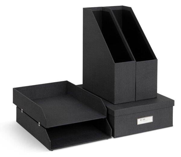 Kartonové organizéry na dokumenty v sadě 5 ks Holger – Bigso Box of Sweden
