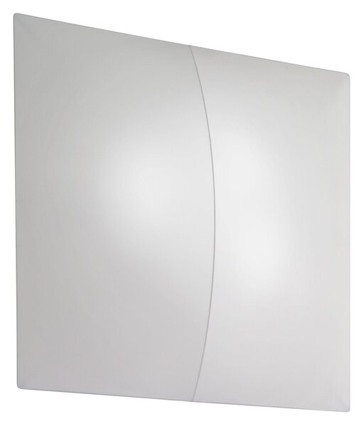 Axolight Nelly Straight, designové svítidlo z bílého textilu, 2x60W, 60x60cm