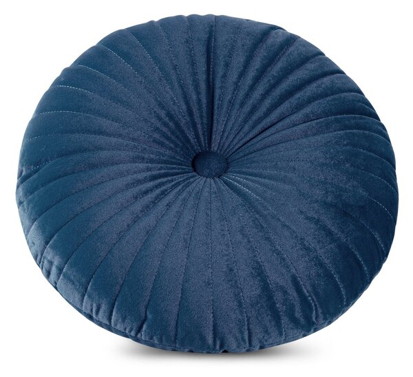 DEKORAČNÍ POLŠTÁŘ VELVET68 (FI) 40 CM TMAVĚMODRÁ