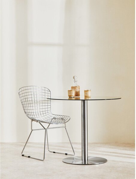 Kulatý jídelní stůl se skleněnou deskou ø 90 cm Metropolitan – Premier Housewares