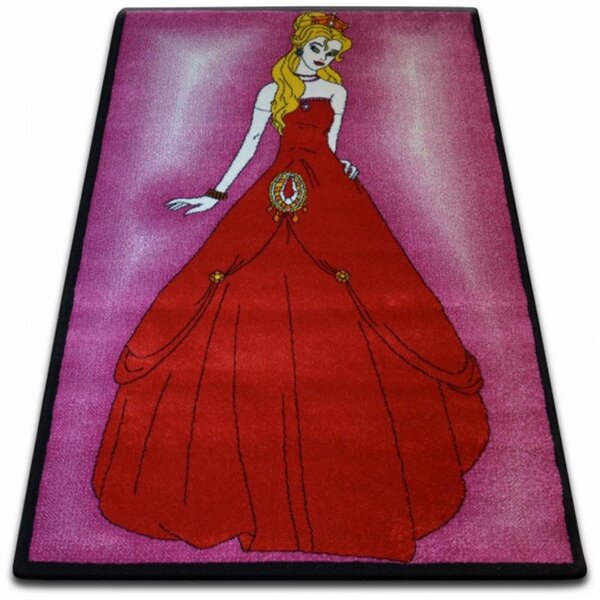 Dětský kusový koberec Princezna růžový 180x270cm