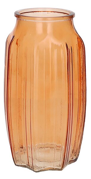 Skleněná váza SUKO 22cm oranžová