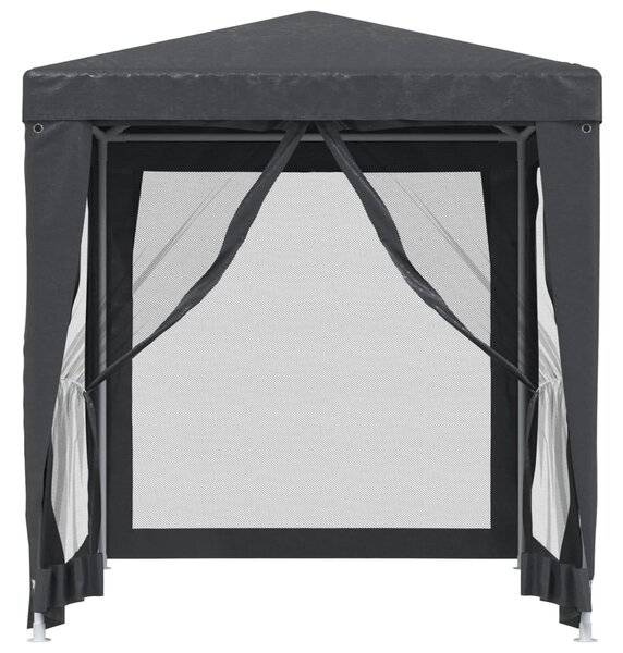 Party stan se 4 síťovanými bočnicemi antracitový 2 x 2 m HDPE