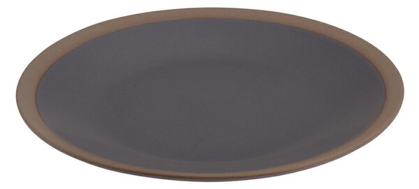 Kameninový dezertní talíř Clay, (fi) 18 cm, hnědý