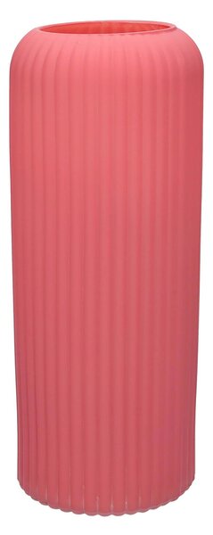 Skleněná váza NORA 25cm růžová