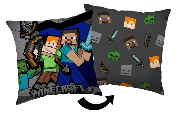 Dětský polštářek Minecraft Survival Mode – Jerry Fabrics