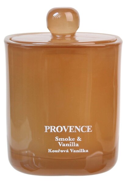 Vonná svíčka ve skle PROVENCE 25 hodin smoke vanilla