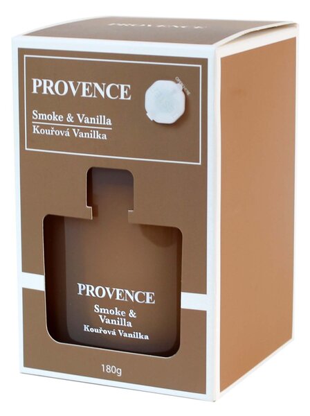 Vonná svíčka ve skle PROVENCE 25 hodin smoke vanilla