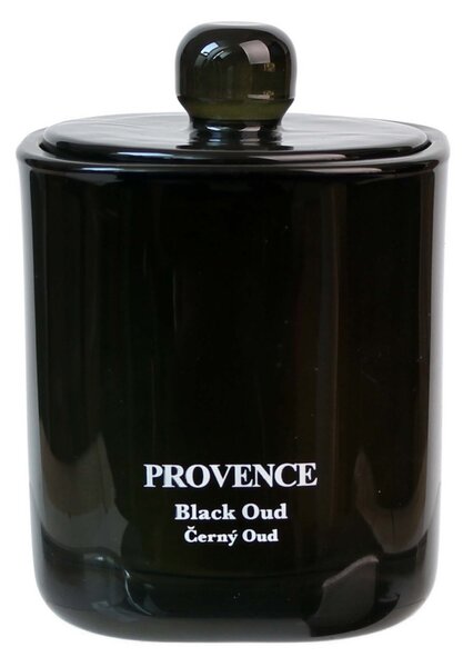Vonná svíčka ve skle PROVENCE 25 hodin black oud