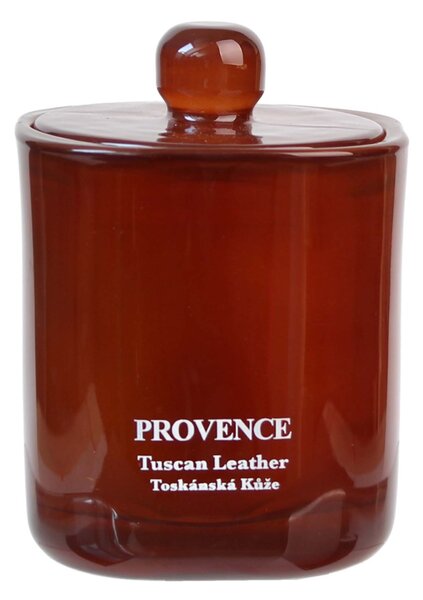 Vonná svíčka ve skle PROVENCE 25 hodin tuscan kůže