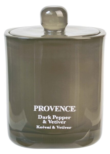 Vonná svíčka ve skle PROVENCE 25 hodin pepř vetiver