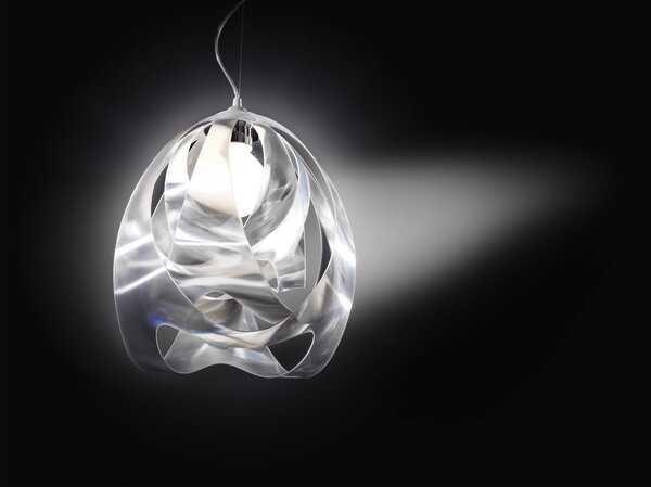 SLAMP GOCSM00PRS01T00000EU Goccia Prisma, designové závěsné svítidlo, 1x10W E27, výška 43cm