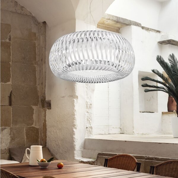 SLAMP KLTSM00PRS01T00000EU Kalatos prisma, designové závěsné svítidlo, 4x12W E27, prům 63cm