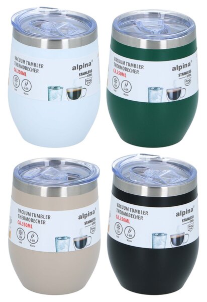 Termohrnek ALPINA 350ml MIX barev