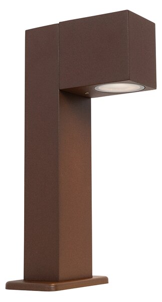 Průmyslové venkovní sloupkové svítidlo rezavě hnědé 30 cm IP44 - Baleno