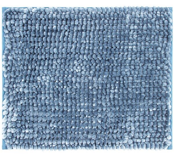 Koupelnová předložka Ella micro modrá, 40 x 50 cm