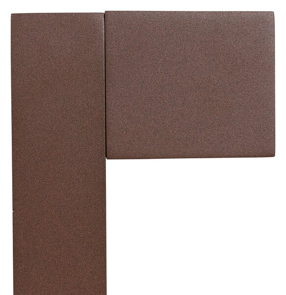 Průmyslové venkovní sloupkové svítidlo rezavě hnědé 30 cm IP44 - Baleno
