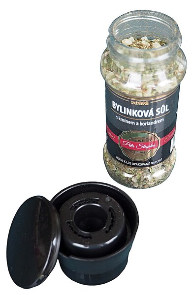 Bylinková sůl 70g mlýnek na koření