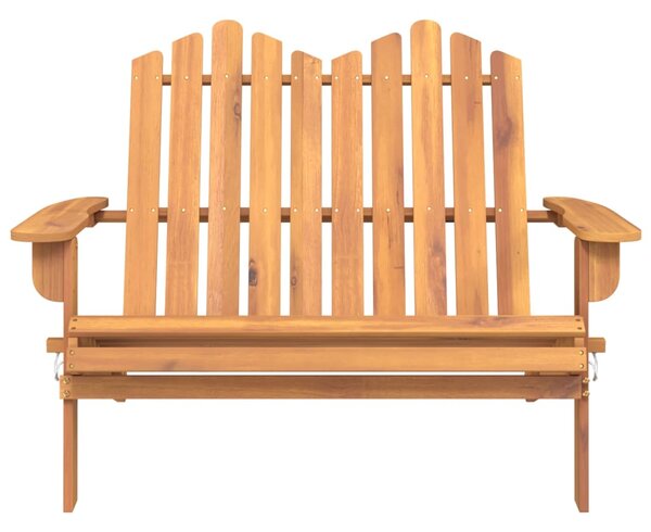 Zahradní lavice Adirondack 126 cm masivní akáciové dřevo