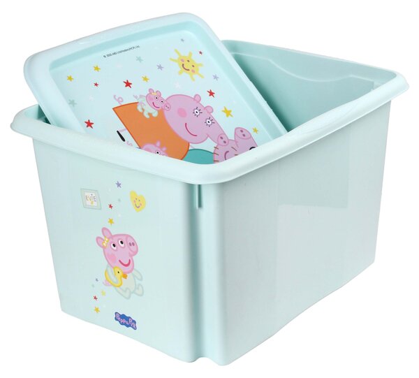 Plastový úložný box s víkem KEEEPER 30l Peppa Pig