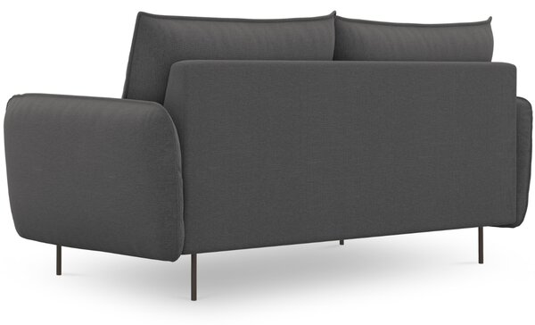 -25 % Dny MOMENTI– Cosmopolitan Design Tmavě šedá čalouněná dvoumístná pohovka Vienna 160 cm