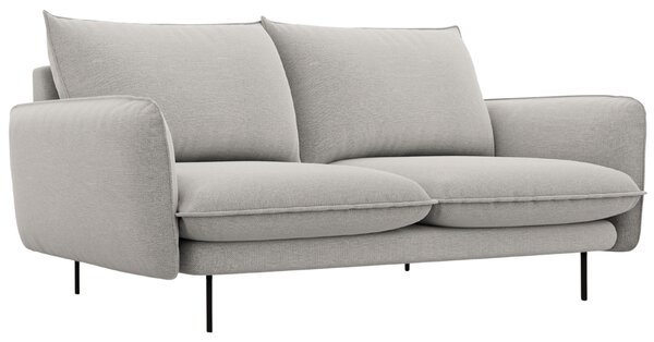 -25 % Dny MOMENTI– Cosmopolitan Design Světle šedá čalouněná dvoumístná pohovka Vienna 160 cm