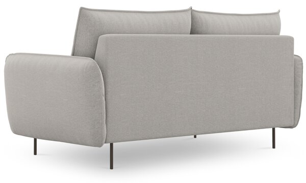 -25 % Dny MOMENTI– Cosmopolitan Design Světle šedá čalouněná dvoumístná pohovka Vienna 160 cm
