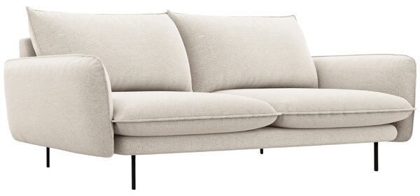 Cosmopolitan Design Světle béžová čalouněná trojmístná pohovka Vienna 200 cm