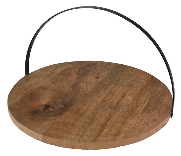 Dřevěný servírovací tác Simple, (fi) 28 cm