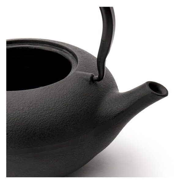 Bílo-černá porcelánovo-litinová čajová souprava Shanxi – Bredemeijer