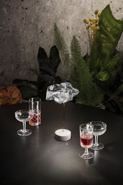 SLAMP LAFT000PRS000BT000EU Lafleur Prisma battery, stolní designová lampička na baterii, 1,3W LED 2700K, výška 26cm